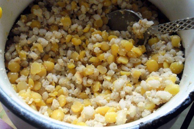 Перловая каша с горохом