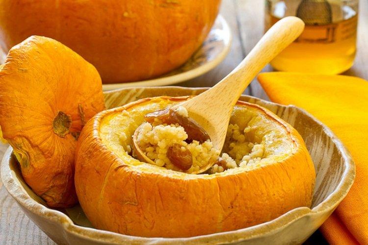 Пшенная каша в тыкве