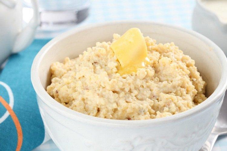 Пшеничная каша на молоке