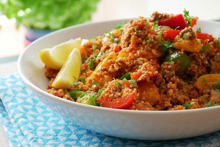 Пшеничная каша с овощами