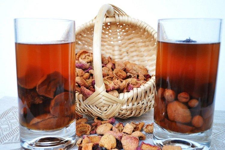 Компот из сухофруктов без сахара