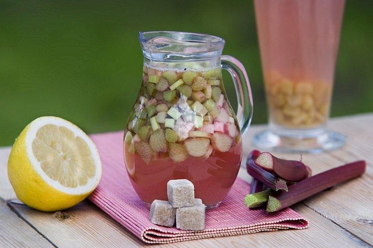 20 рецептов вкусного компота из ревеня