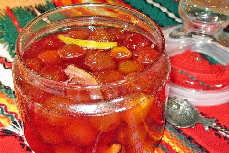 Варенье с черешней и лимоном
