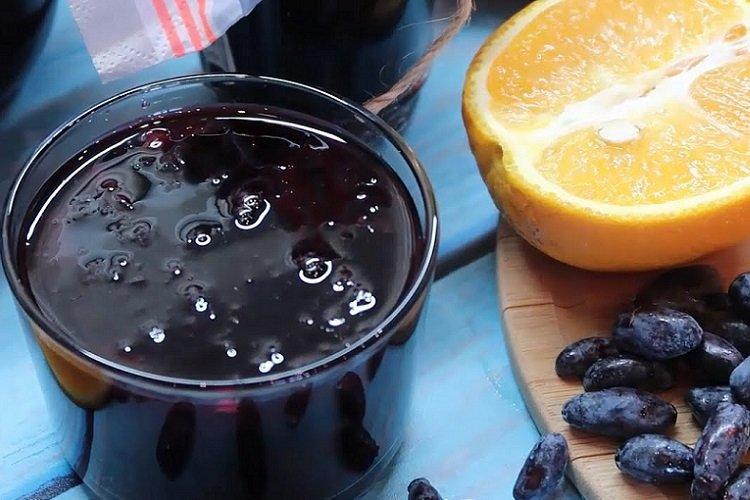 Варенье из жимолости и апельсина