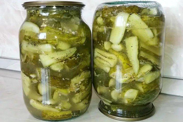 Салат с огурцами и горчицей на зиму