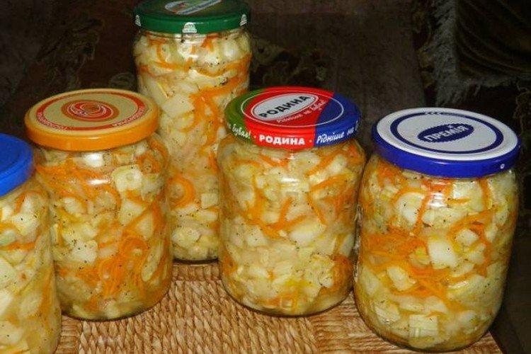 Салат из кабачков и патиссонов