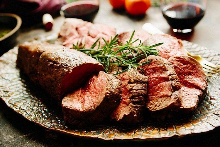 Ростбиф из говядины с имбирем