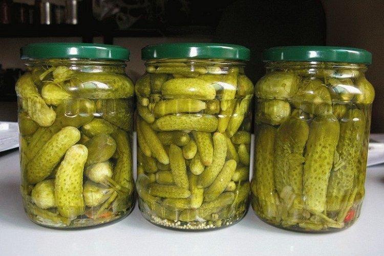 Хрустящие огурцы с уксусом