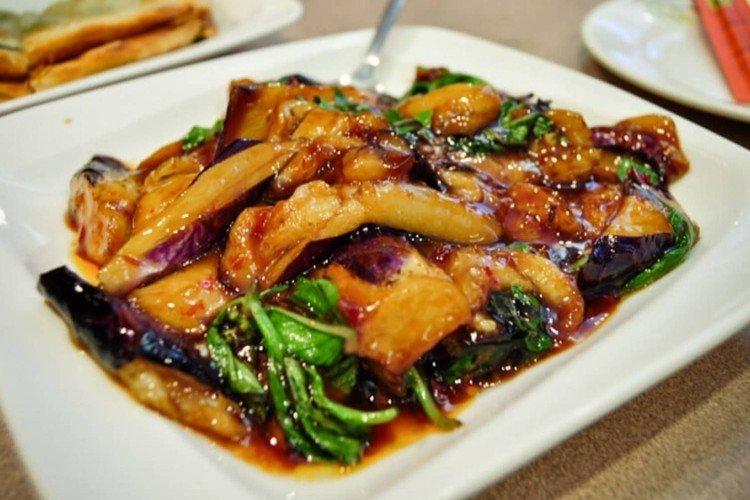 Баклажаны в медово-соевом соусе