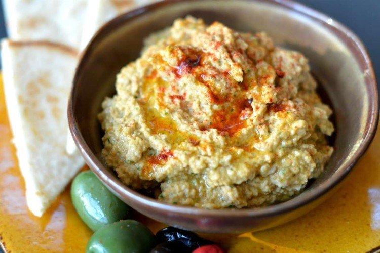 Бабагануш из баклажанов