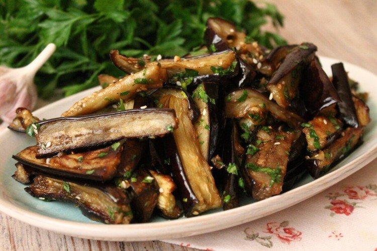 Баклажаны с лимонным соком