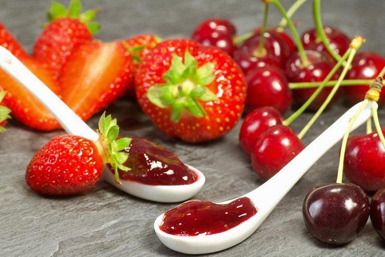 Джем из клубники и черешни