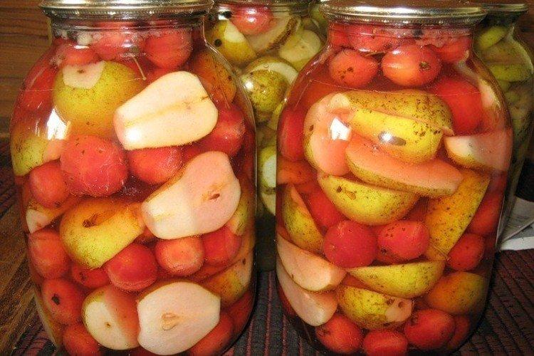 Компот без сахара на зиму