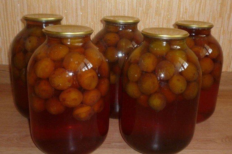 Сливовый компот на зиму