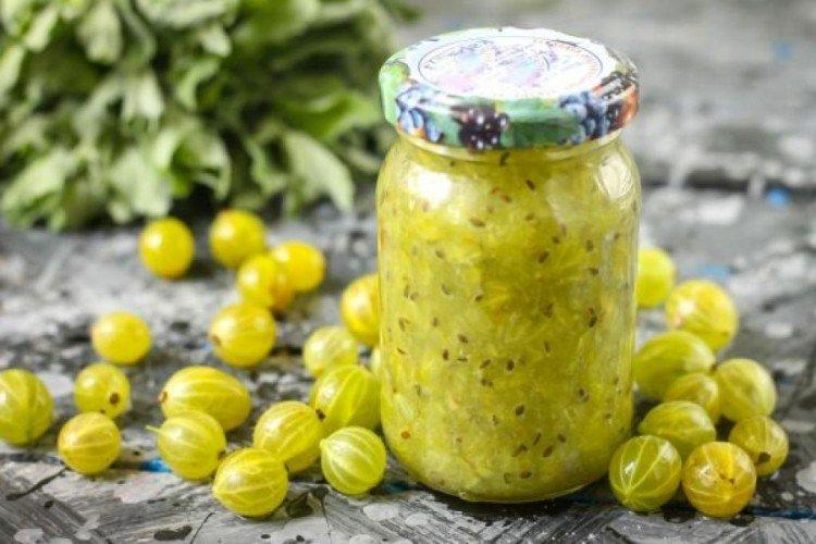 Варенье из крыжовника без сахара
