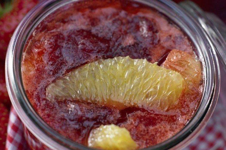 Варенье из земляники с апельсином
