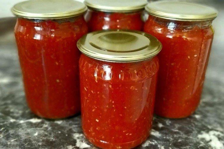 Аджика из помидоров без уксуса