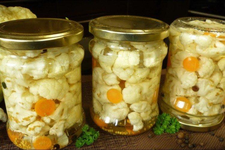 Заготовка из цветной капусты на зиму