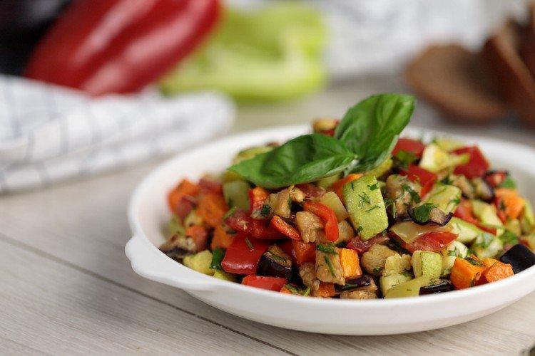 Классический рецепт соте из овощей