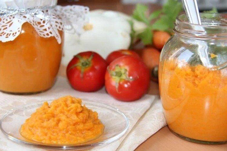 Патиссоны с сельдереем на зиму