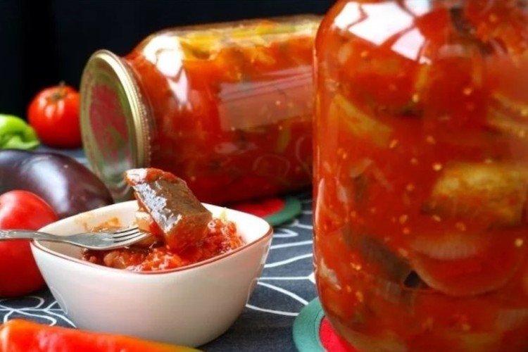 Болгарский перец с баклажанами