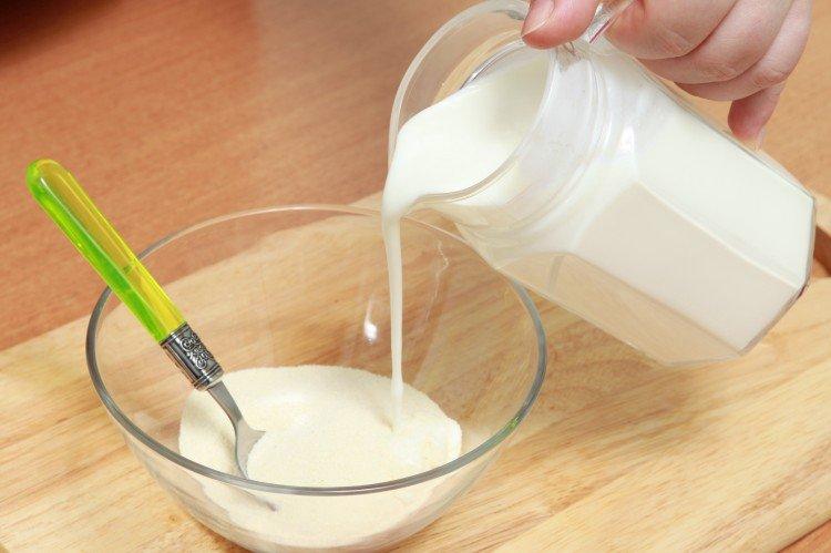 Питательная маска из кефира