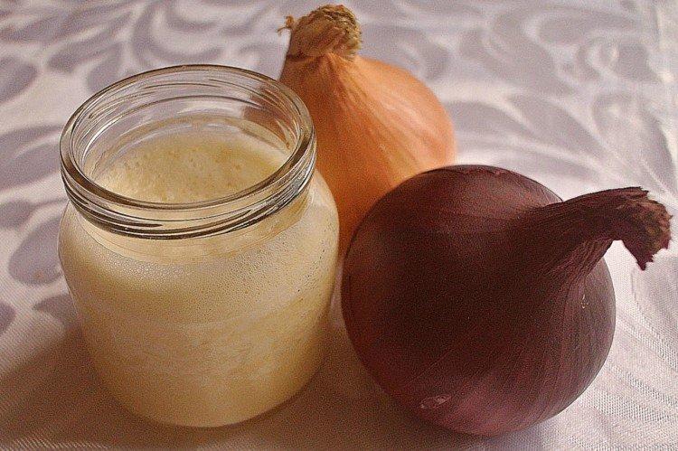 Луковая маска для волос
