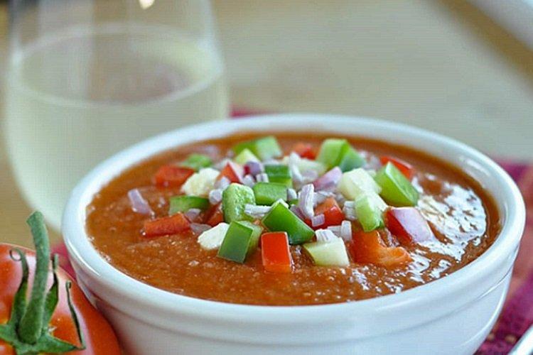 Гаспачо с белым вином