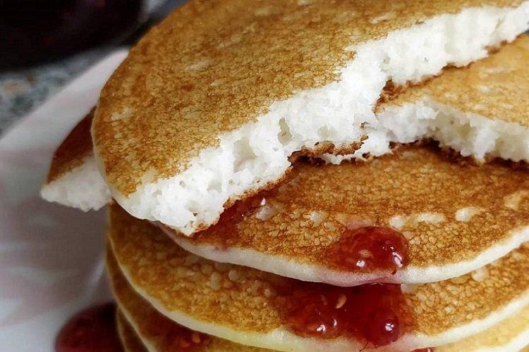 Воздушные панкейки из рисовой муки