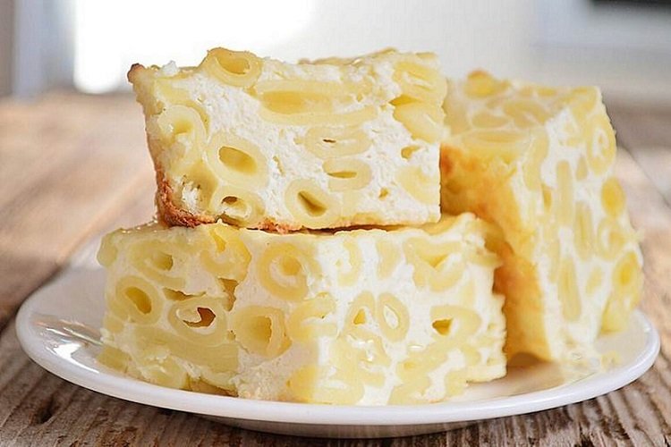 Запеканка из творога и макарон
