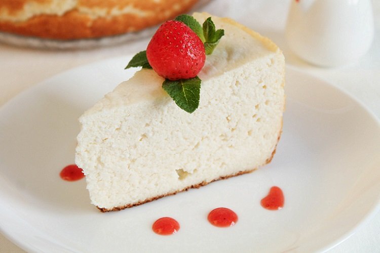 Воздушная запеканка из творога