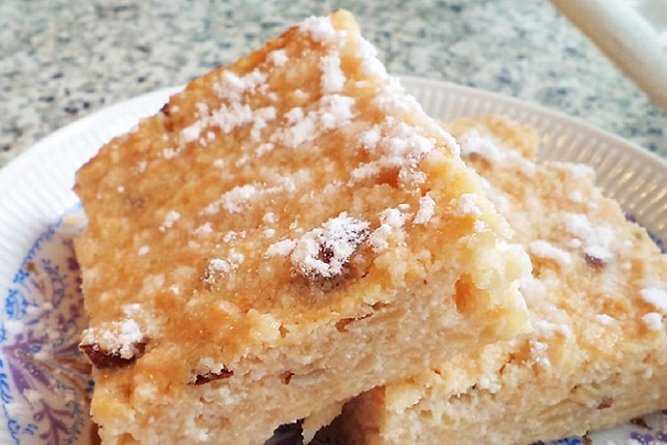 Запеканка из творога с овсяными хлопьями