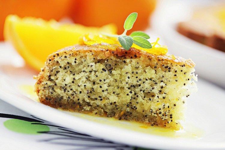 Маковый пирог на кефире