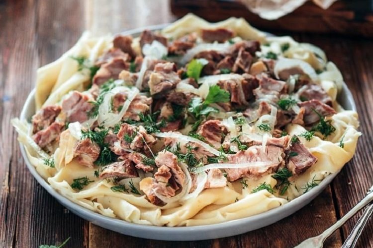 Бешбармак из утки