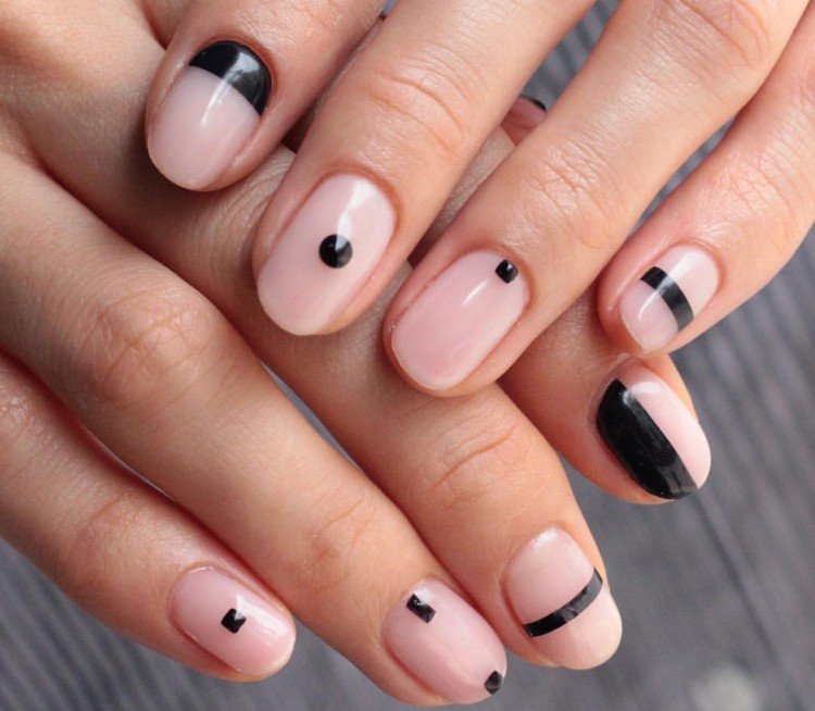 Геометрический маникюр