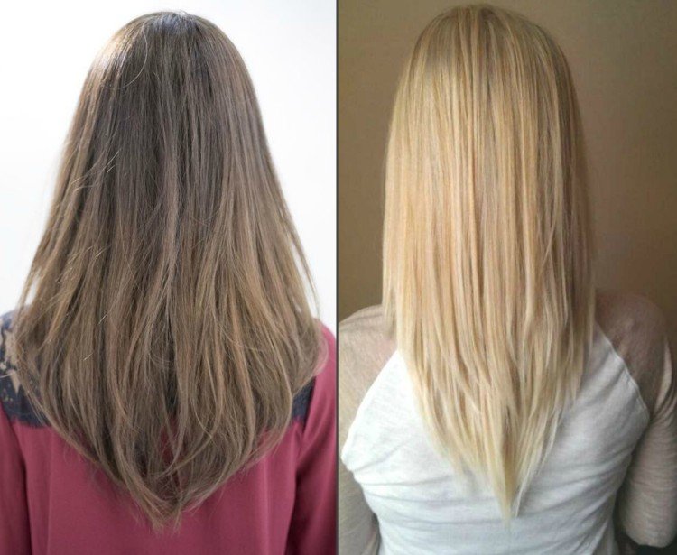 Лисий хвост на длинные волосы