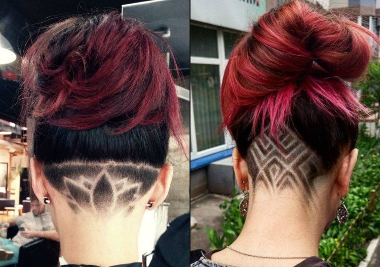 Выбритый затылок