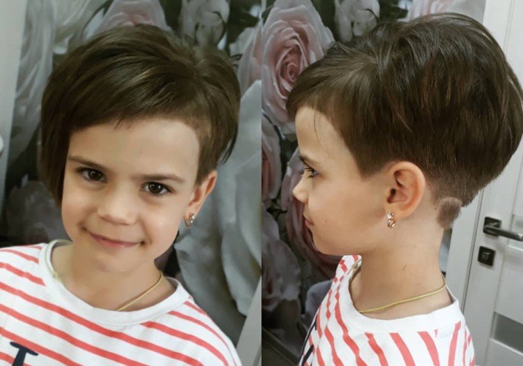 Стрижки для девочек в школу 2021 - фото