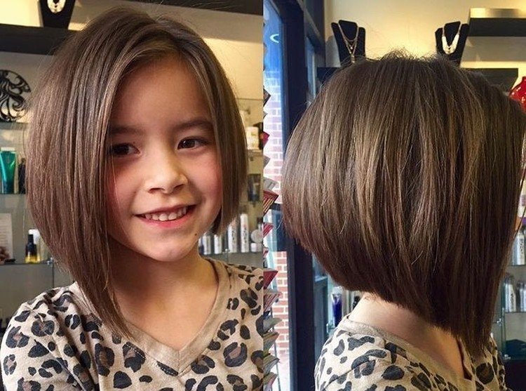 Боб для девочек на короткие волосы