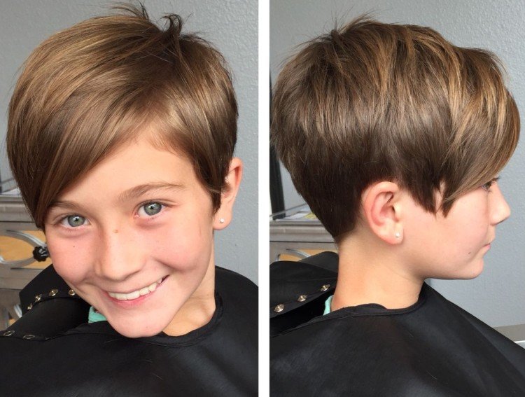 Стрижки для девочек в школу 2021 - фото