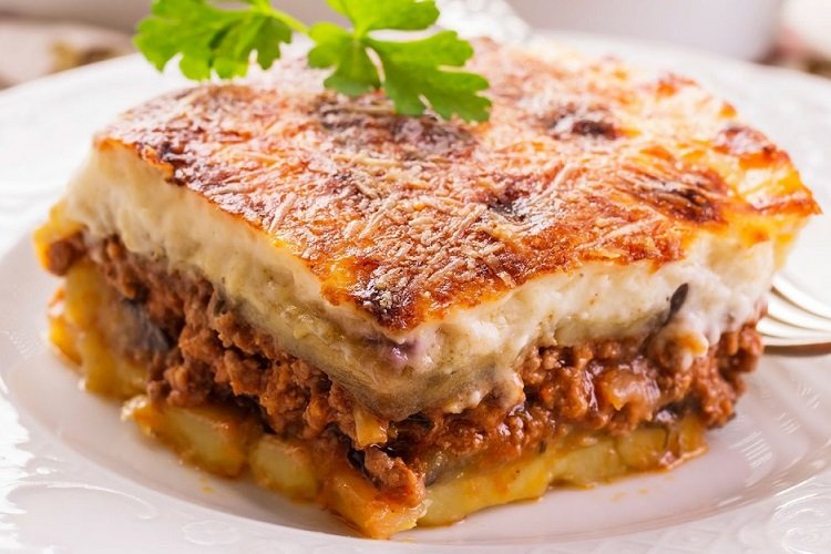 Мусака с курицей