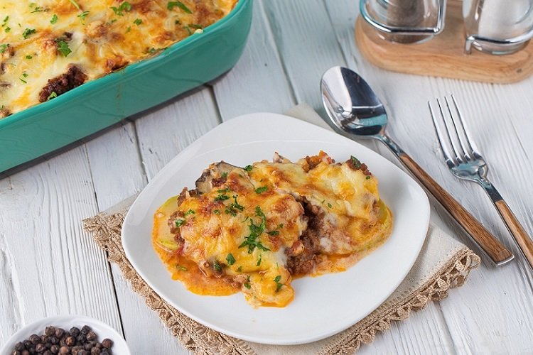 Мусака из индейки