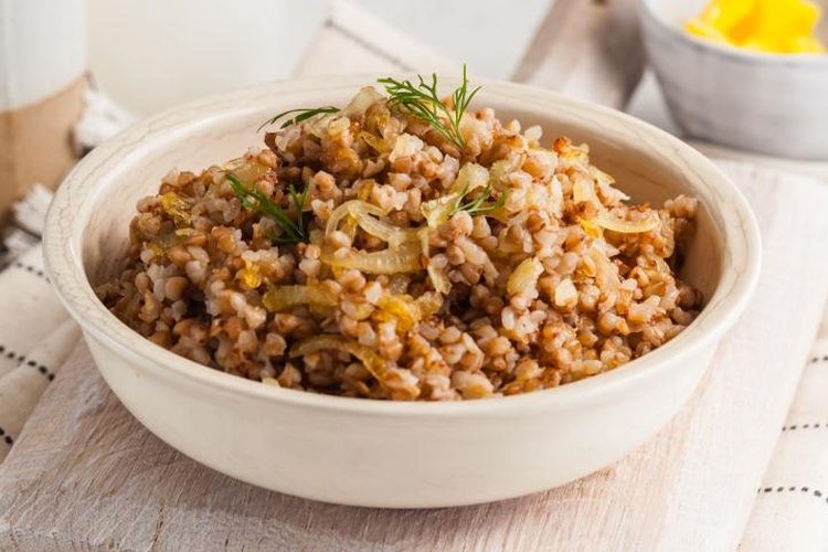 Гречка с зажаркой в мультиварке