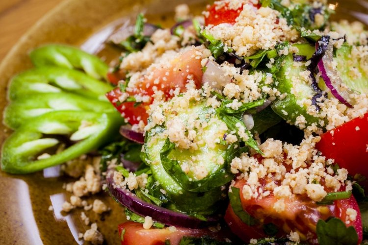 Овощной салат по-грузински