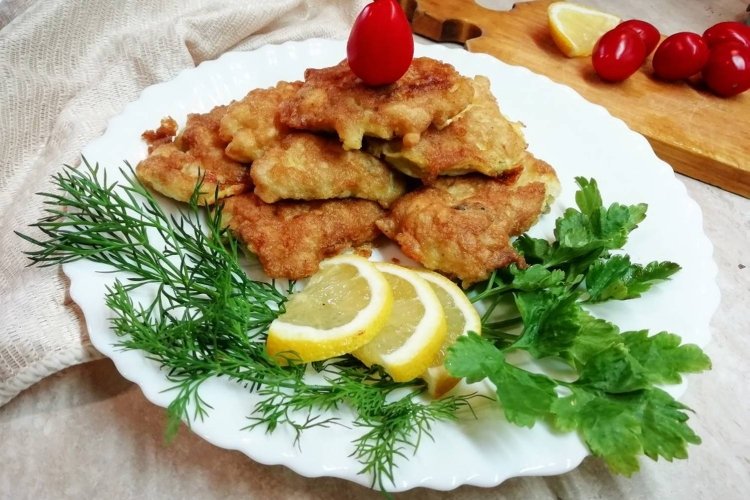 Кляр для рыбы с сыром, соевым соусом и специями