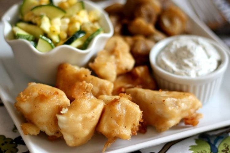 Кляр для рыбы на темном пиве