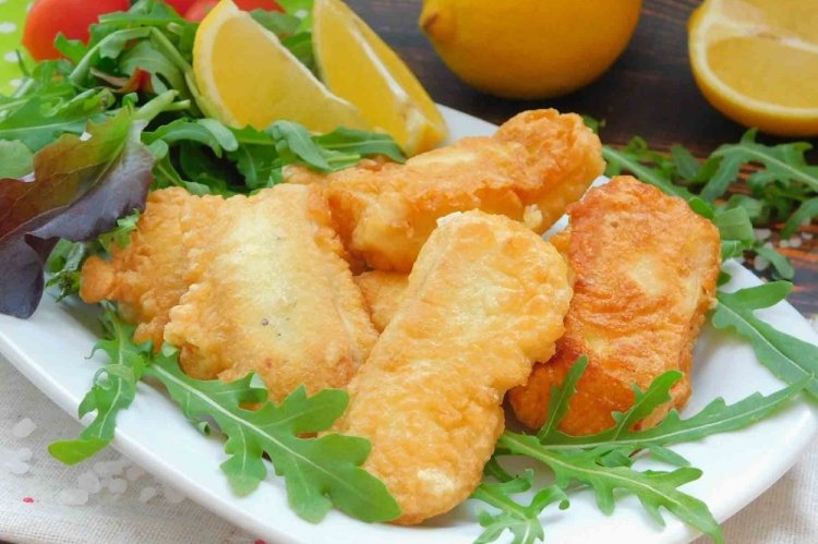 Кляр для рыбы с горчицей