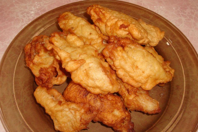 Минтай в томатном кляре