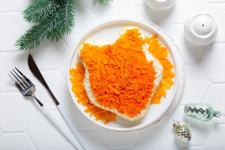 Новогодний салат «Тигр 2022»