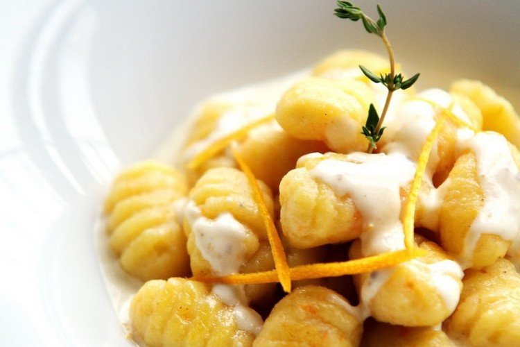 Гороховые ньокки